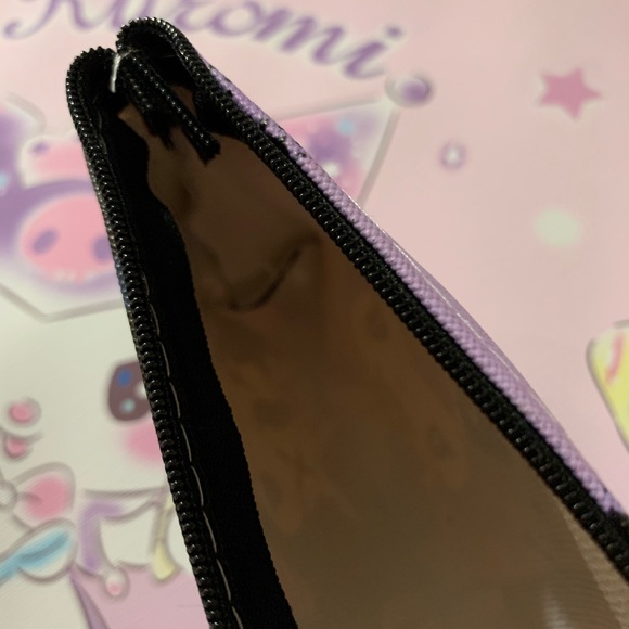 Kuromi Purple and Black Zip Pencil Pouch - Picture 9 of 14